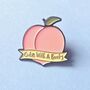 Cutie With A Booty Enamel Pin Badge, thumbnail 2 of 4