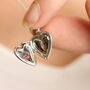 Tiny Silver Heart Locket, thumbnail 1 of 12