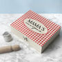 Personalised Patterned Recipe Box, thumbnail 8 of 12