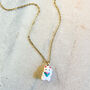 Good Luck Maneki Neko Cat Charm Necklace, thumbnail 1 of 2