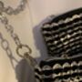 Upcycled Eco Fashion Shiny Crochet Ring Pulls Bag, thumbnail 11 of 12