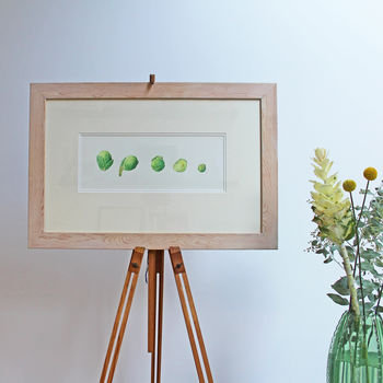 Brussels Sprouts Botanical Watercolour Illustration, 2 of 4