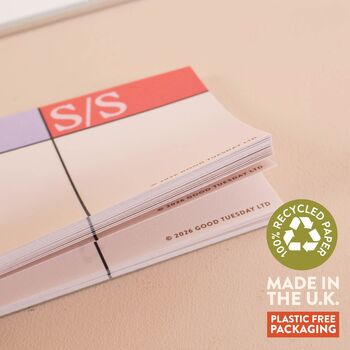 Keyboard Weekly Planner Pad | Scandi, 3 of 5