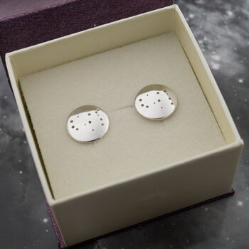 Sterling Silver Constellation Cufflinks, 12 of 12