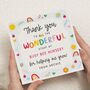Thank You Teacher Card For Nursery, thumbnail 1 of 7