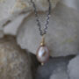 Pink Pearl Necklace, thumbnail 3 of 5