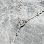 Rosary Lariat Necklace, thumbnail 9 of 9
