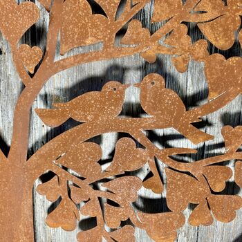 Rusted Heart Tree Wall Plaque Lo104, 2 of 6