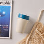 Circular Leakproof And Lockable Reusable Cup 8oz Blue, thumbnail 3 of 9