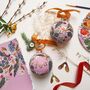 Personalised Hand Painted Floral Baubles, thumbnail 11 of 12