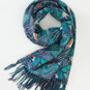 Fable Navy The Enchanted Tree Scarf, thumbnail 1 of 2