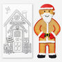 Hand Iced Santa Jolly Ginger Letterbox Biscuit, thumbnail 1 of 2