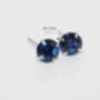 Sapphire Birthstone Earrings Gift For Her, thumbnail 4 of 6