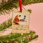 Personalised Wooden Photo Block Christmas Bauble, thumbnail 5 of 8