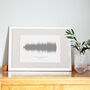 Personalised Favourite Song Sound Wave Print, thumbnail 2 of 10