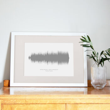 Personalised Favourite Song Sound Wave Print, 2 of 10