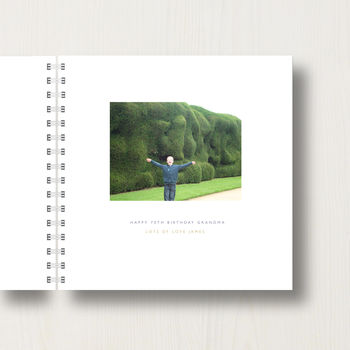 Personalised 70th Birthday Memory Book, 2 of 11