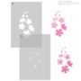 Round Tree With Cherry Blossom Stencil Pack, thumbnail 6 of 12