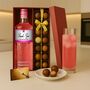 Personalised Pink Gin And Truffles Gift Set With Any Name And Message, thumbnail 1 of 4