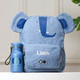 Personalised Trixie Elephant Backpack For Nursery, School, Holiday, thumbnail 1 of 10