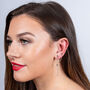 Splash Double Post Earring With Drop, thumbnail 3 of 4