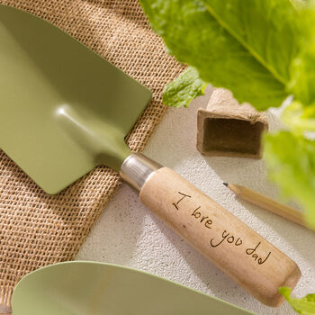Personalised Father's Day Handwriting Gardening Trowel, 4 of 5
