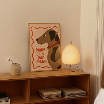 Dog Person Illustrated Dog Print, 2 of 11