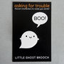 Little Ghost Acrylic Brooch Or Pin, thumbnail 4 of 5