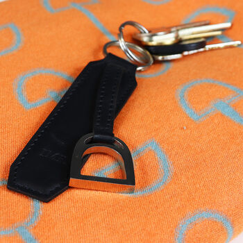 Personalised Equestrian Stirrup Keyring, 6 of 7