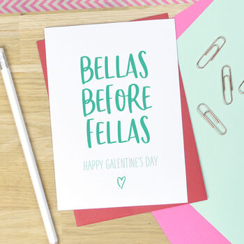 Bellas Before Fellas Friend Valentine's Card, 3 of 3