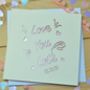 'Love You Lot's' Laser Cut Card, thumbnail 2 of 3