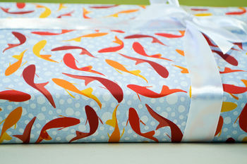 Japanese Koi Wrapping Paper Set, 3 of 9