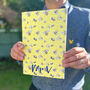 Personalised Thank You Teacher Bee Design Notebook, thumbnail 1 of 6