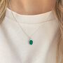 Semi Precious Gemstone Charm Necklace Choice Of Stones, thumbnail 7 of 11
