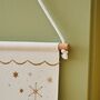 Merry Christmas The… Snowflake Wall Hanging, thumbnail 3 of 3