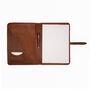 Personalised A4 Leather Document Holder In Brown, thumbnail 7 of 8