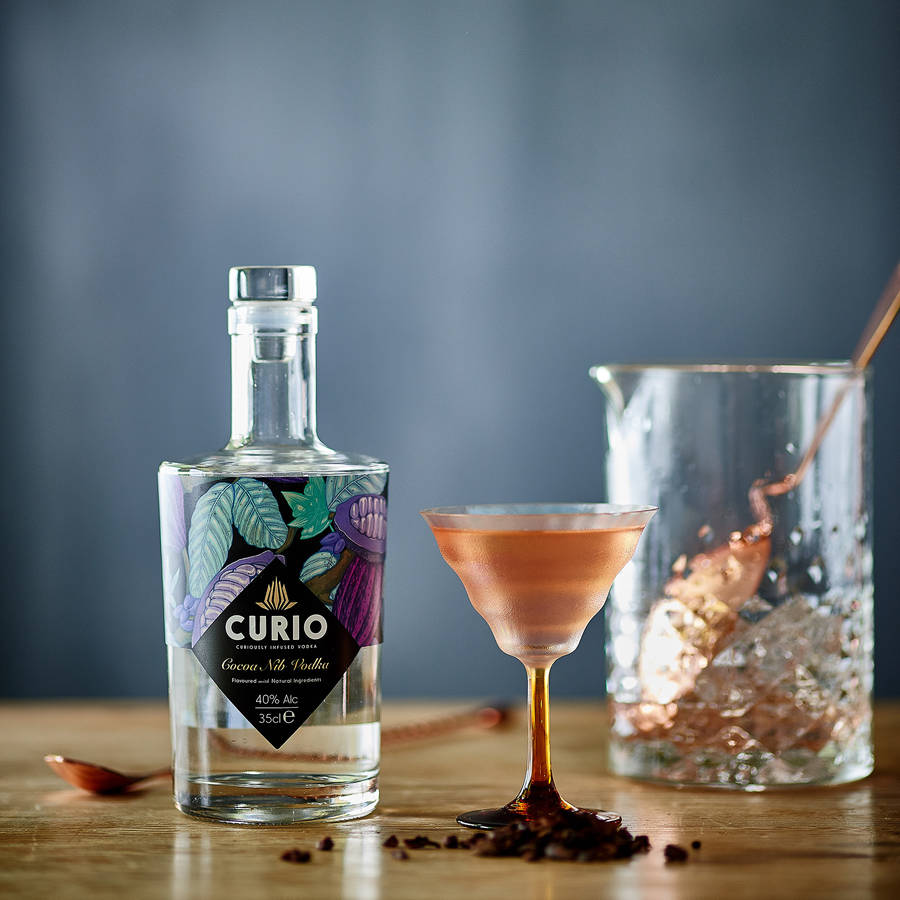 Cocoa Nib Vodka With Cocktail Booklet By Curio Spirits Company