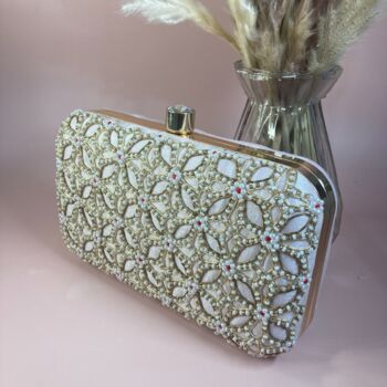 Light Pink Handcrafted Clutch Bag, 4 of 5