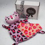 Leopard Soft Toy And Bib Gift Set, thumbnail 1 of 6