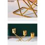 Three Arms Metal Taper Candle Candlestick Holder Stand, thumbnail 5 of 7