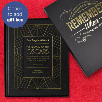 The Oscars Deluxe Personalised History Gift Book, 3 of 9