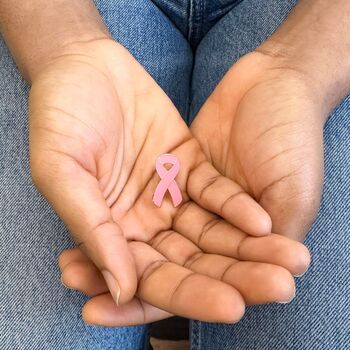 Pink Awareness Ribbon Bracelet Wristband, 9 of 9