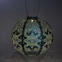 Deep Blue Solar Outdoor Globe Lantern, thumbnail 11 of 12