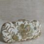 Gold Embroidered Handcrafted Clutch Bag, thumbnail 1 of 10