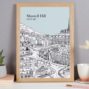 Personalised Muswell Hill Print, 8 of 10