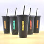 Personalised Party Cup With Straw Kids Birthday Favor, thumbnail 1 of 11