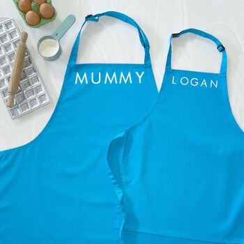 Personalised Mummy And Me Apron Set, 4 of 8