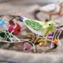 Three Feathered Glass Birds On Clips, thumbnail 7 of 7