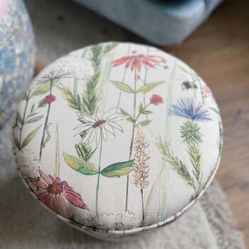 Dressing Table Pouffe In Hermione, 2 of 2
