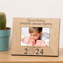 New Baby Special Delivery Wood Picture Frame, thumbnail 2 of 2